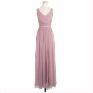 J. Crew floor length dress - “dusty thistle” color in size 6P